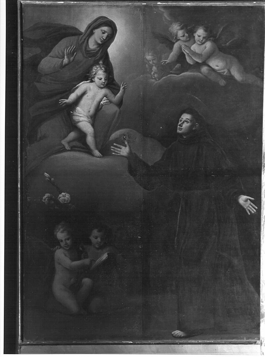 Madonna con Bambino e Sant'Antonio - Clusone, Bergamo